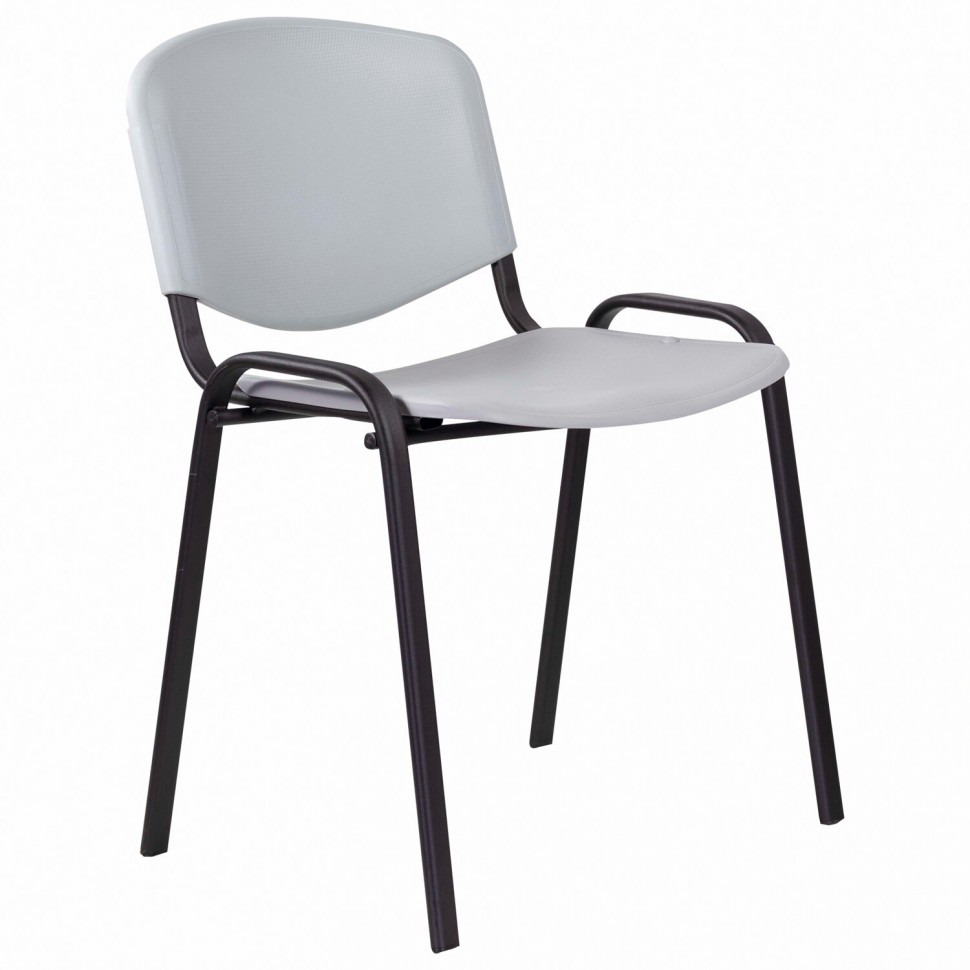 Стул для посетителей Staff Iso Plast CF-009 пластик, серый 532570 , 